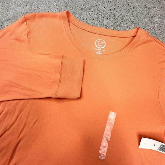 Polo‎ Jeans NWT Forever Tee Size XL light orange 3/4 sleeve - Picture 1 of 5